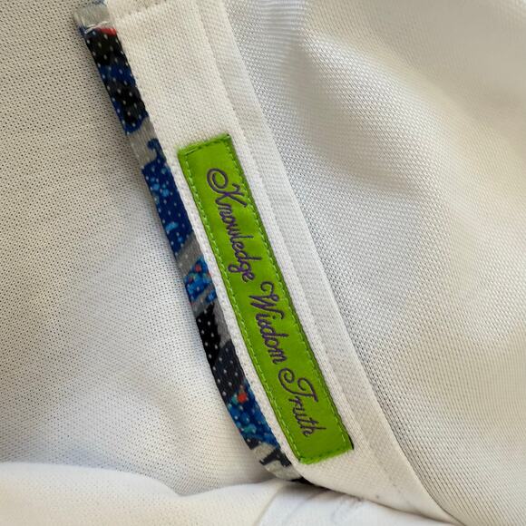 Robert Graham Casual Button Front Long Sleeve Shirt Solid White M - Picture 9 of 9